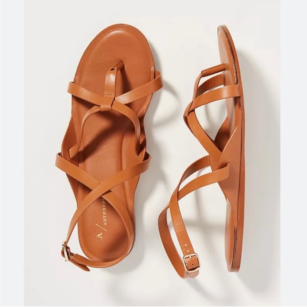 Anthropologie leather sandals